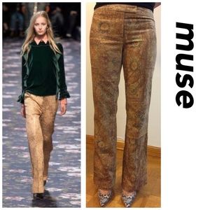 🍏BOGO🍏NEW Vintage Velvet Paisley Pants